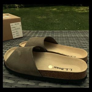 LL Bean Women Cork-Bottom Slide SIZE 7 Birkenstock